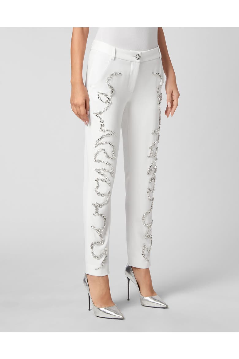 Cady Trousers Women, Main, color, white