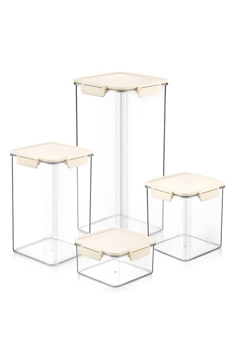 4-Piece Airtight Food Storage Container Set