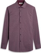 Bugatchi Jimmy OoohCotton® Geo Print Button-Up Shirt