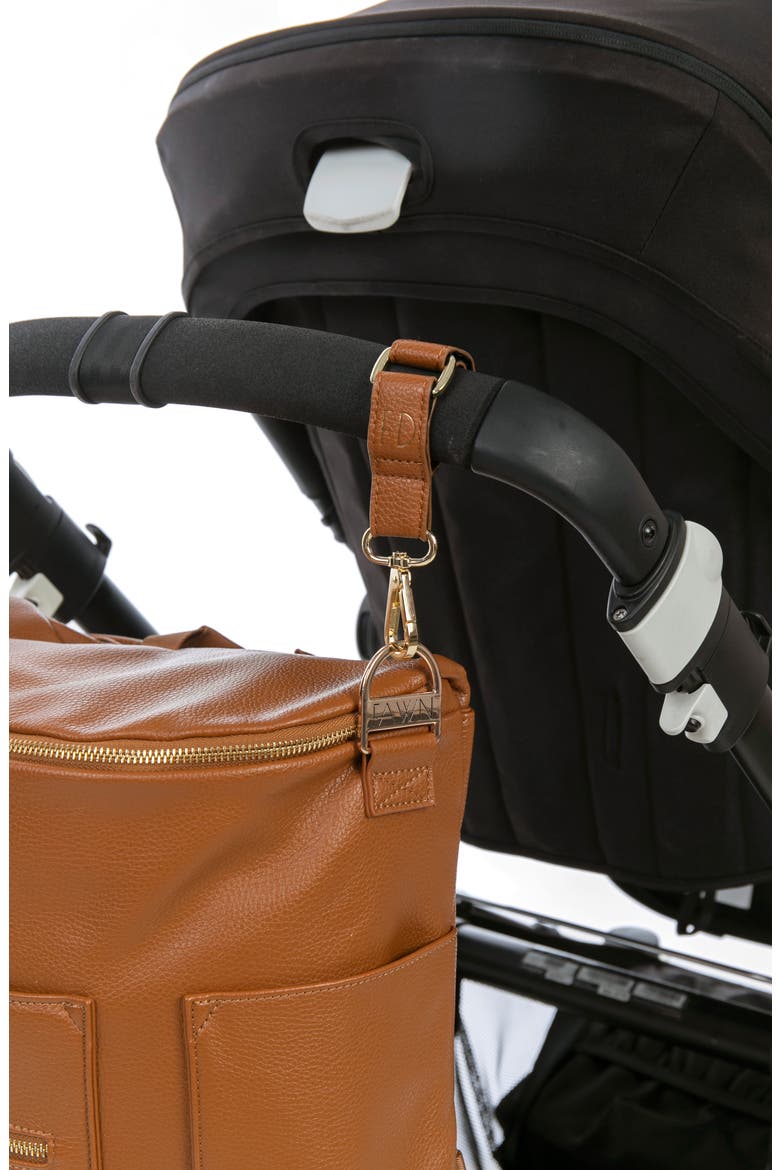 The Stroller Hooks, Alternate, color, BROWN