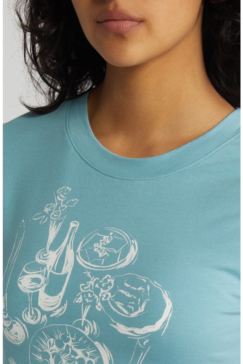 Logo Crop T-Shirt, Alternate, color, CAMEO BLUE