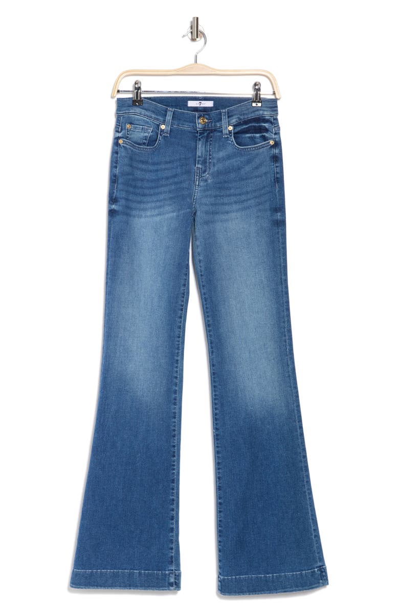 7 For All Mankind Dojo Tonal Wide Leg Jeans, Alternate, color, Almost Love