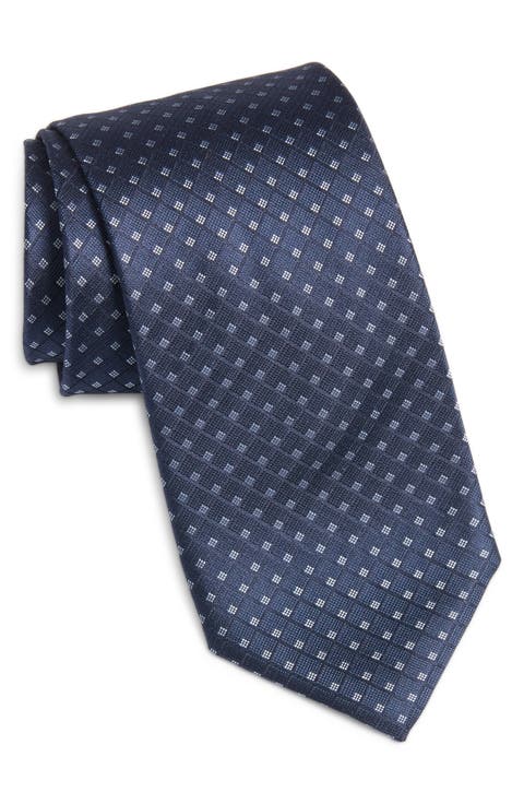 Geometric Silk Tie