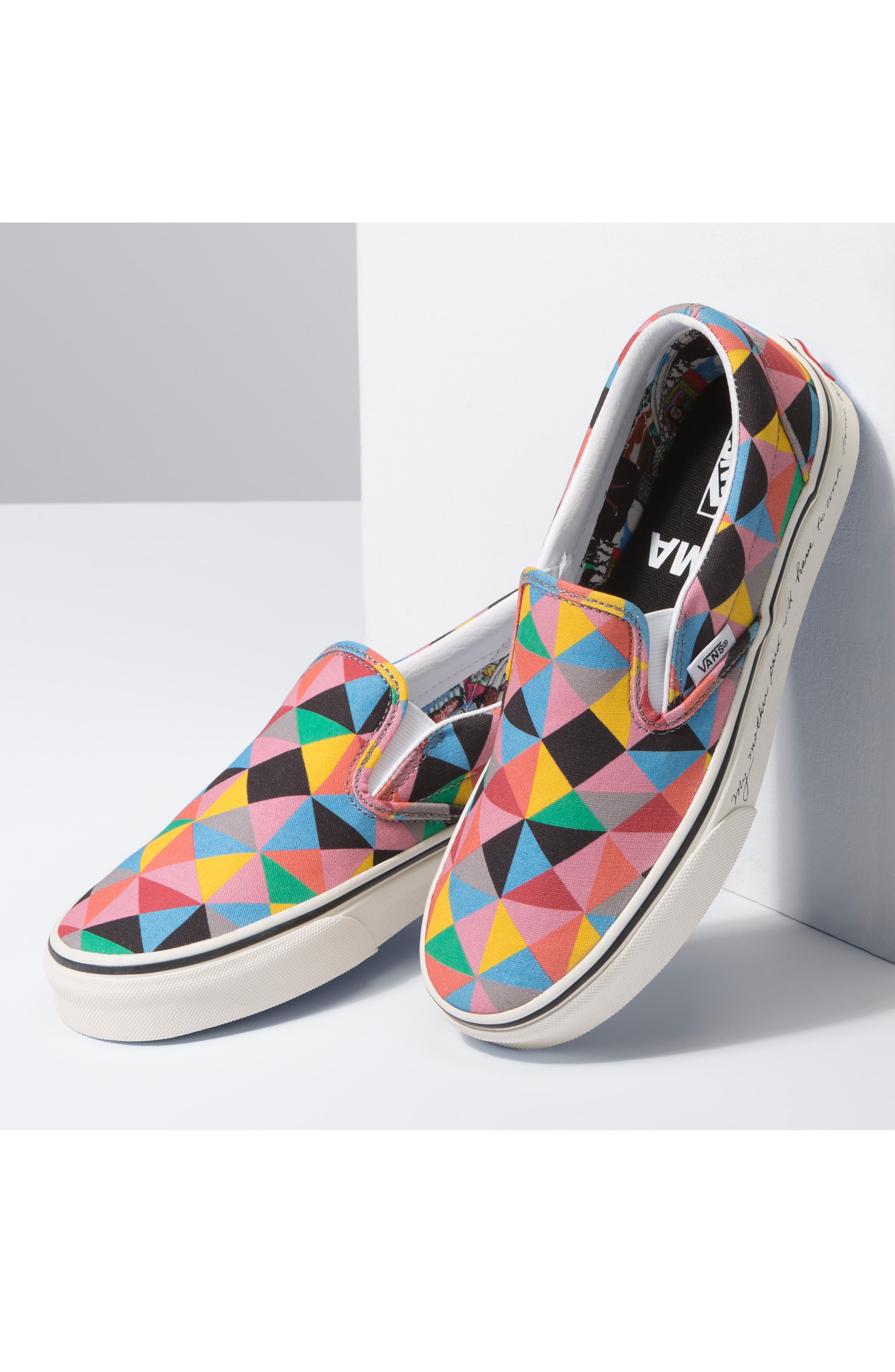 Vans x MoMA Faith Ringgold Slip-On Sneaker, Alternate, color, 