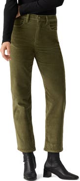 Levi's Ribcage High Waist Ankle Straight Leg Corduroy Jeans