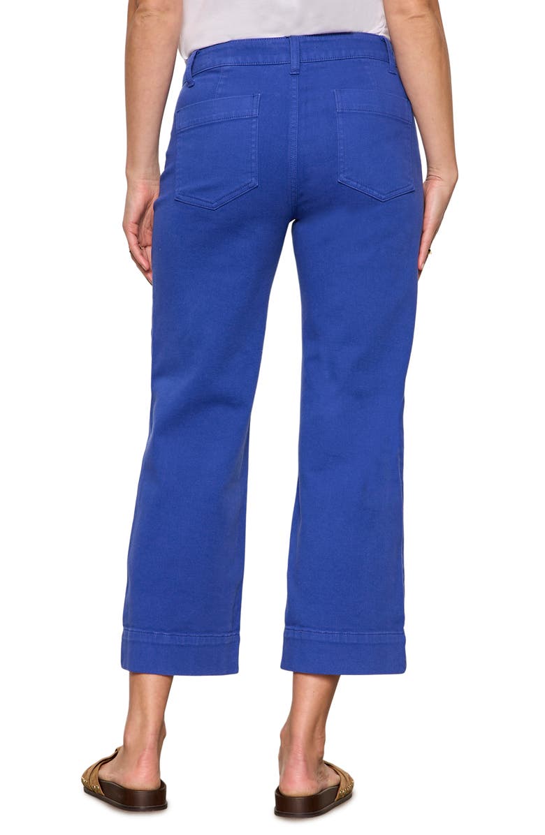 Sanctuary The Marine Crop Denim Pants, Alternate, color, Luminous Blue