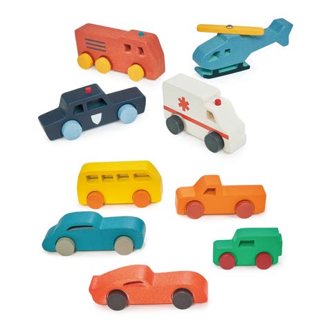 Wooden Kaleidoscope Car Collection