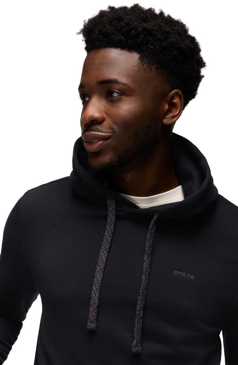 prAna Fleece Hoodie, Alternate, color, Black