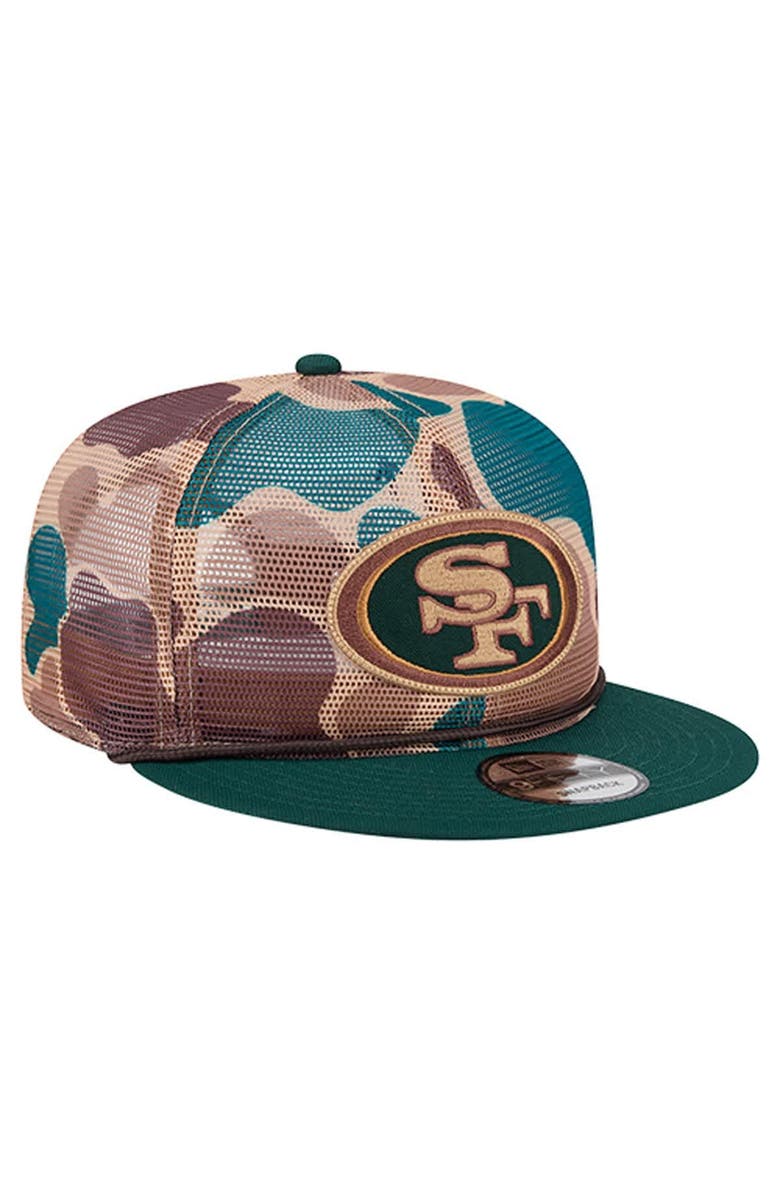 New Era Men's New Era Camo San Francisco 49ers Duck Camo 9FIFTY Snapback Hat, Alternate, color, Camo