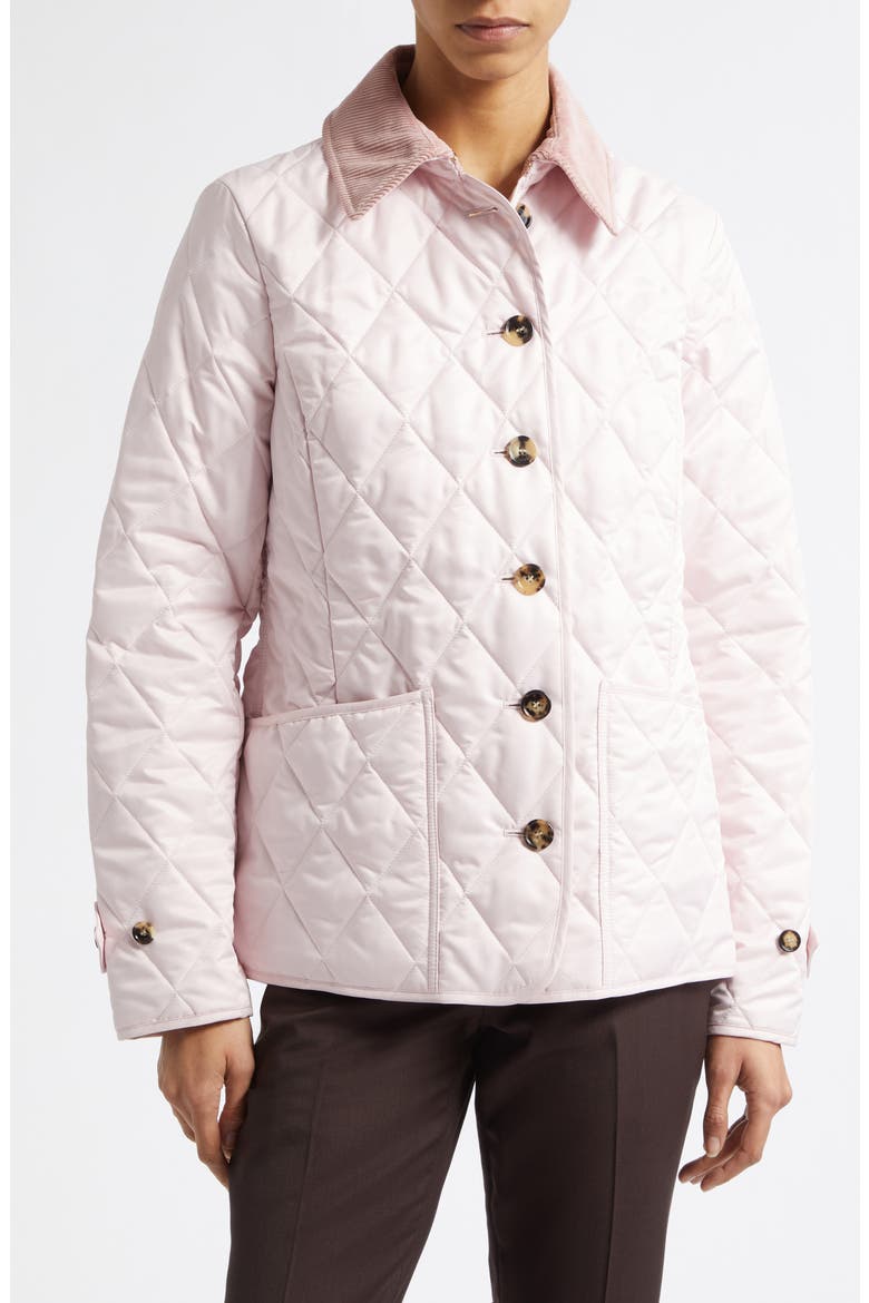 Fernleigh Quilted Jacket, Main, color, MALLOW PINK