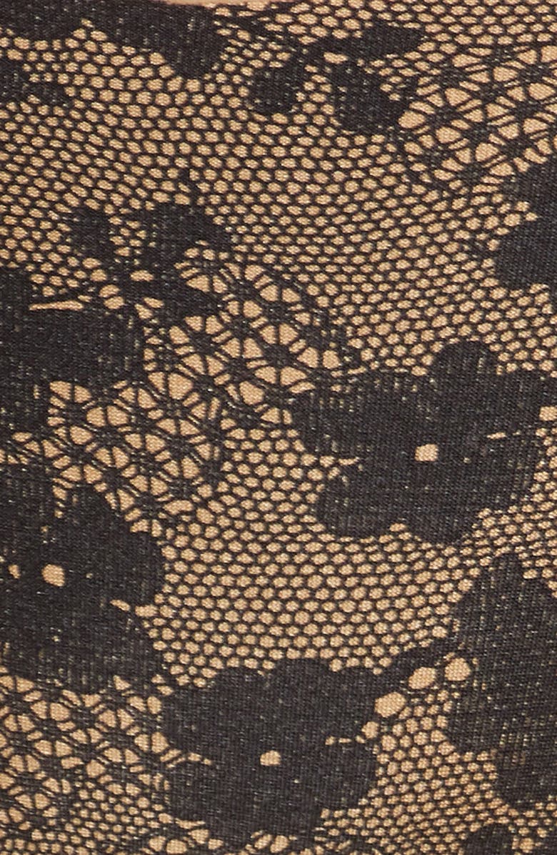 Commando Print Microfiber Thong, Alternate, color,