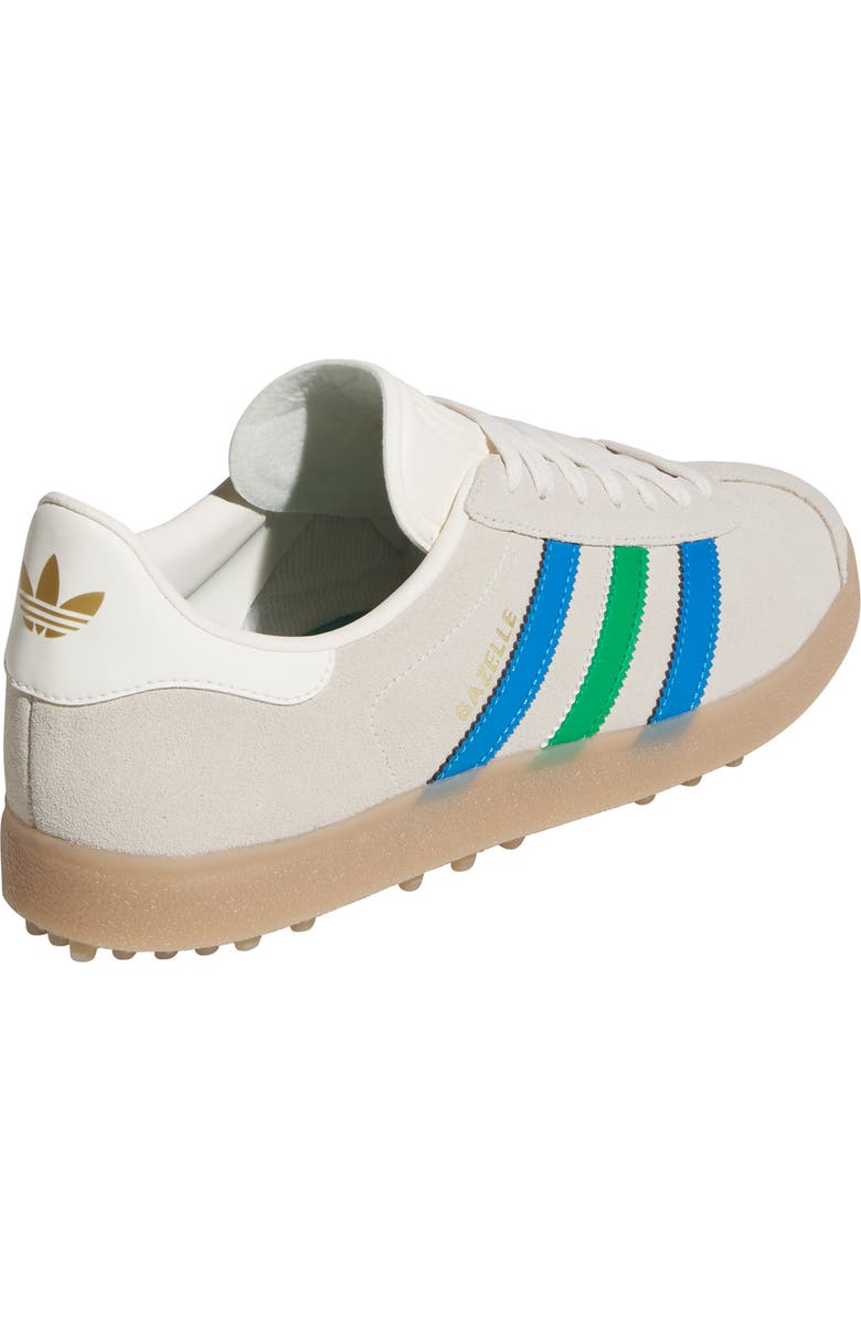 adidas Gazelle Golf Shoe, Alternate, color, Cwhite/ Green/ Blubir