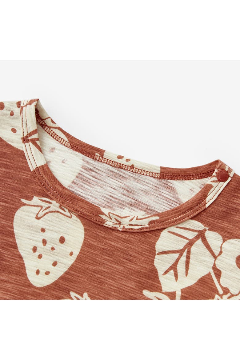 Slub Cotton Pocket Tee, Alternate, color, Strawberry Silhouette