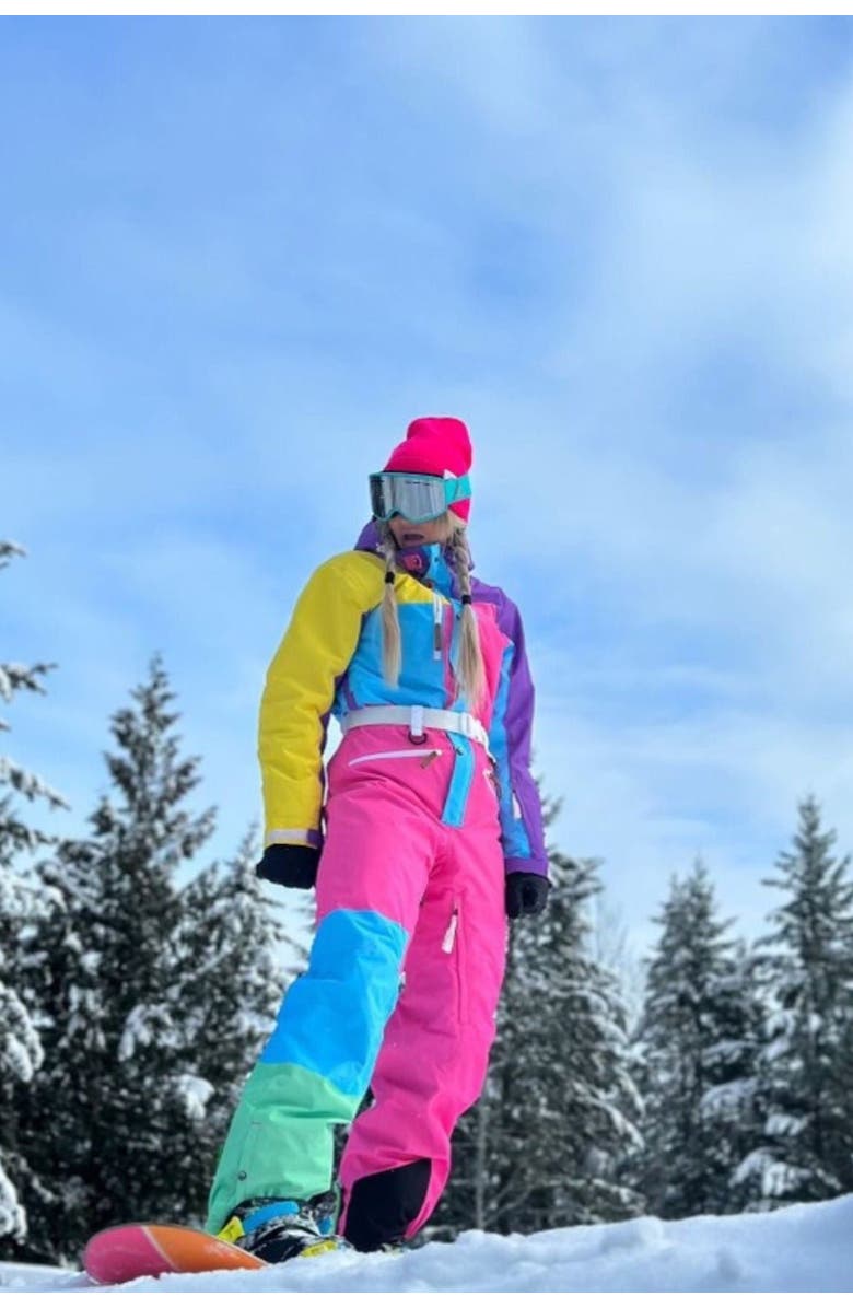 OOSC So Fetch Shaped Women's Ski Suit, Alternate, color, Multi-Colour