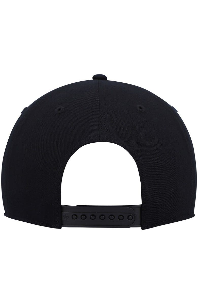 '47 Men's '47 Black Boston Red Sox Hitch Orchid Undervisor Snapback Hat, Alternate, color, 