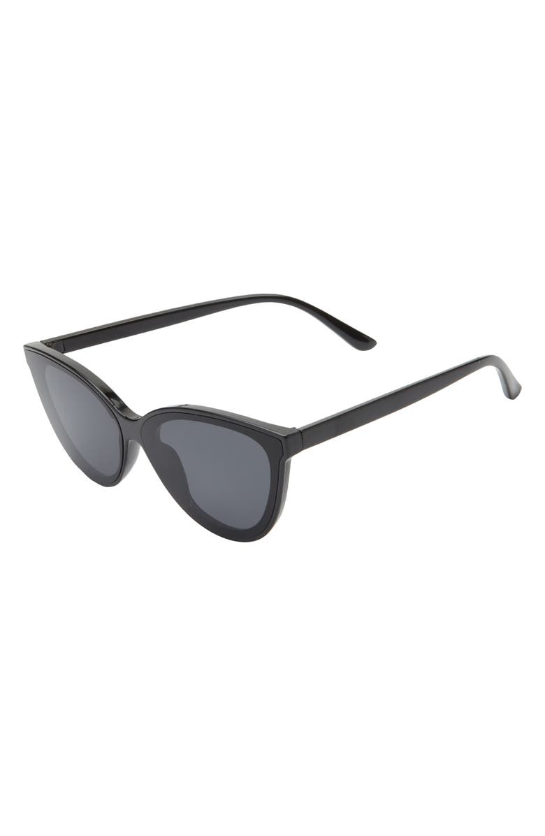 BP. Slim Cat Eye Sunglasses, Alternate, color, Black