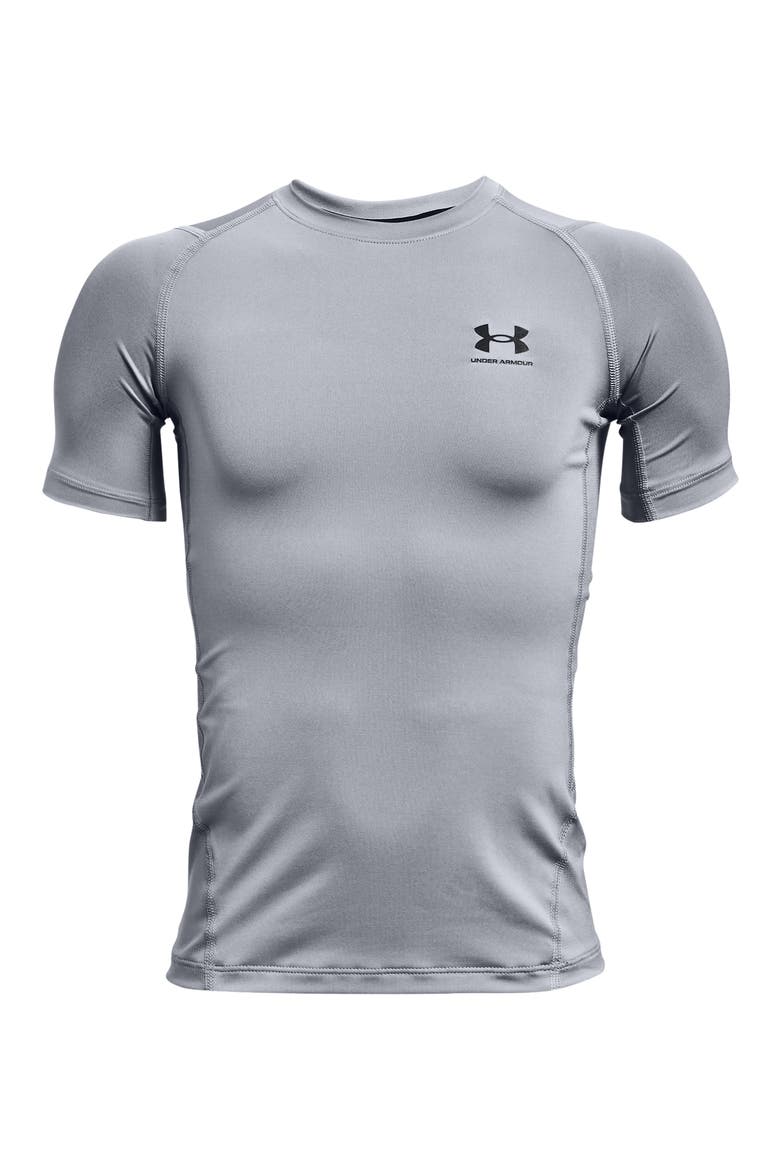 Kids' UA HeatGear® Graphic Tee, Main, color, STEEL
