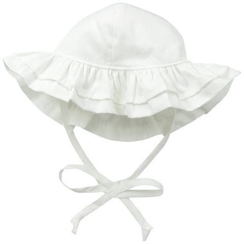 Baby UPF 50+ Double Ruffle UV Blocking Sun Hat