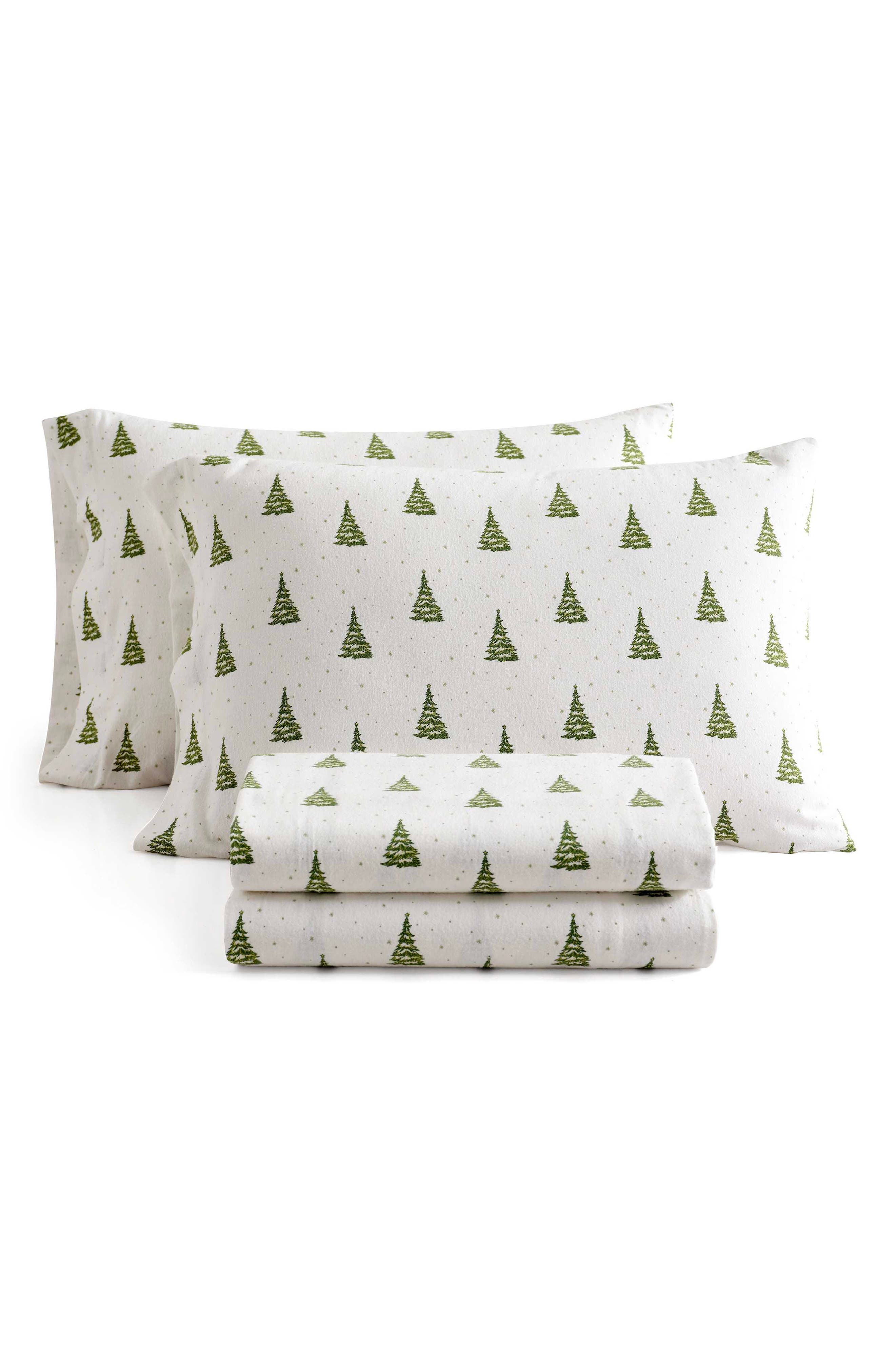 Chickadee Pines Cotton Flannel Sheet Set