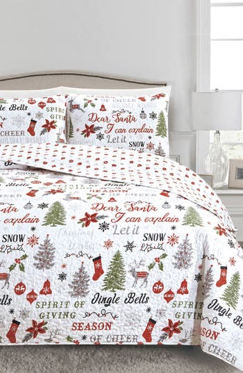 Woven & Weft Winter Snowman Quilt & Sham Set