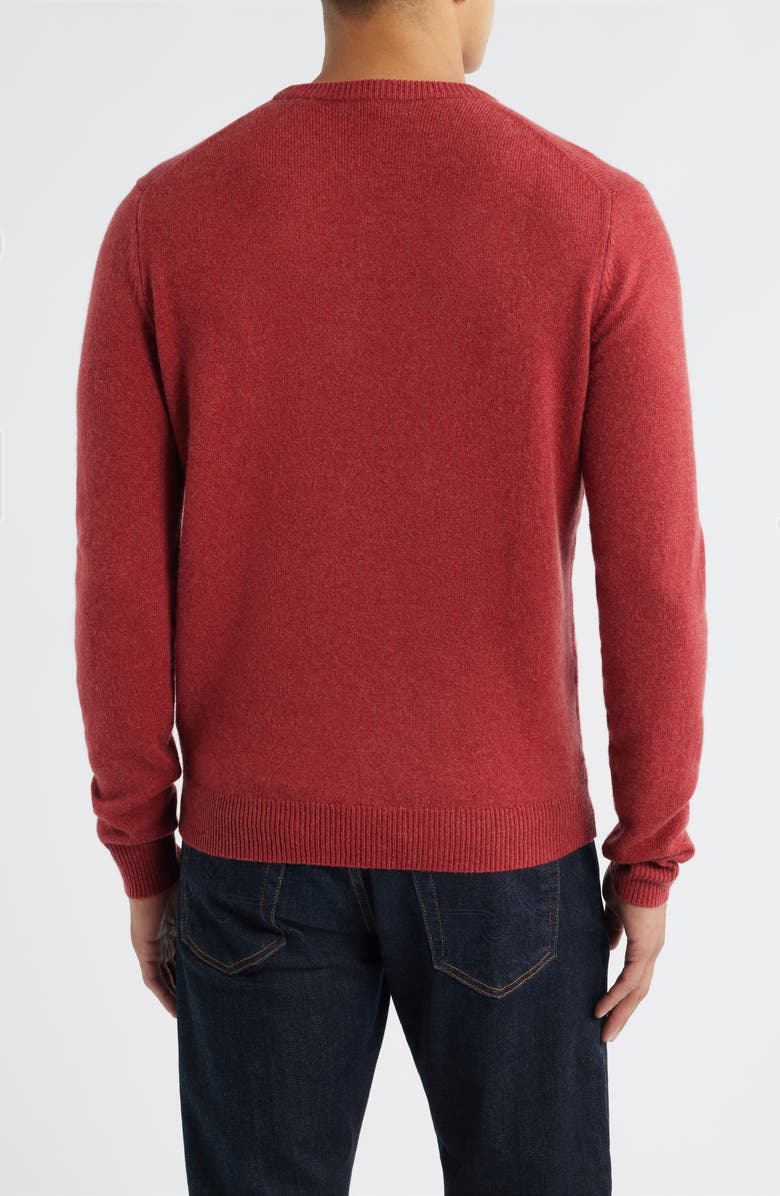 Peter Millar Crown Crafted Merino Wool Blend Sweater, Alternate, color, Garnet