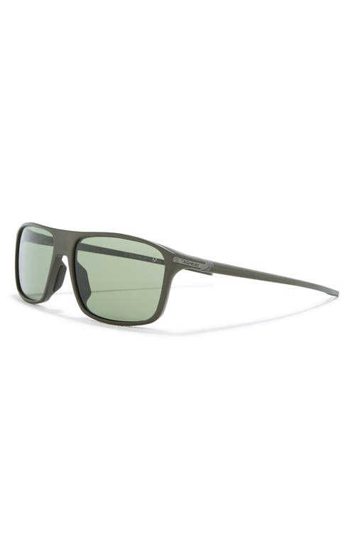 Tag Heuer Vingt Sept 60mm Rectangular Sunglasses In Green