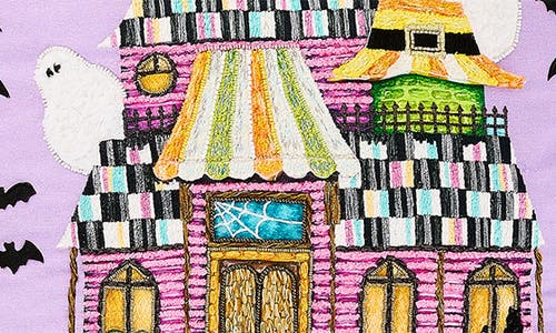 Mackenzie-childs Mackenzie Childs Trick Or Treat House Throw Pillow In Multi
