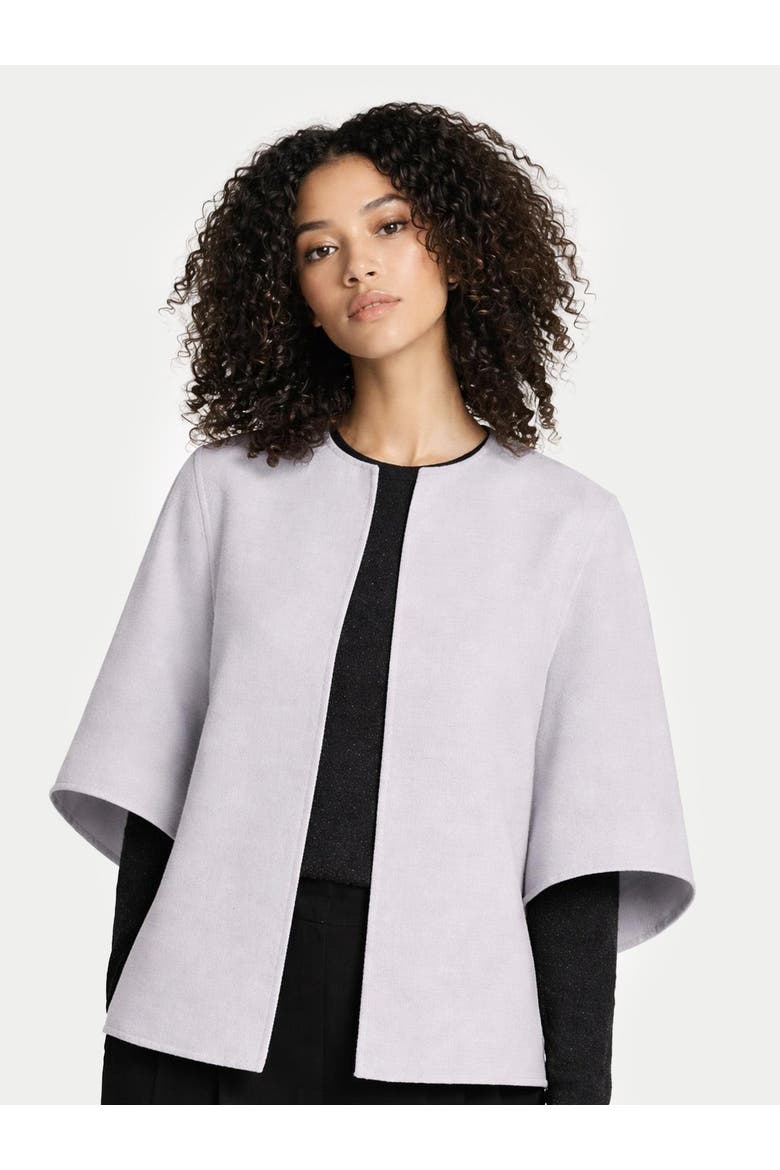 Cashmere Poncho Jacket, Main, color, arctic ice