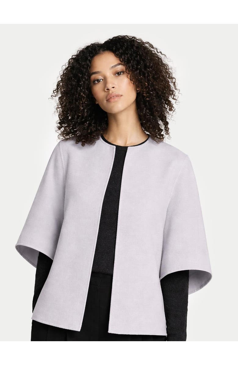 Gobi Cashmere Cashmere Poncho Jacket, Main, color, Arctic Ice