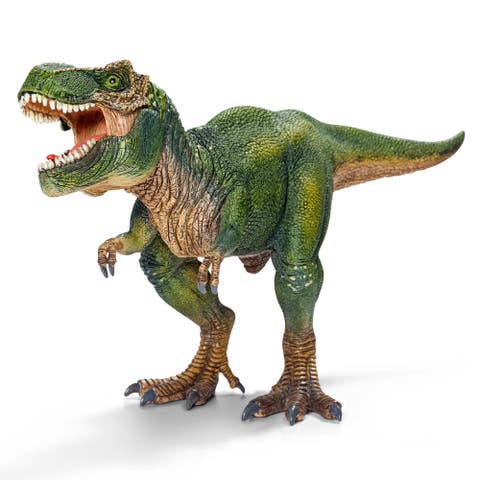 11" Tyrannosaurus Rex Dino Action Figure, Green
