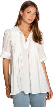 Belle & Bloom Catch Feelings Pintuck Shirt
