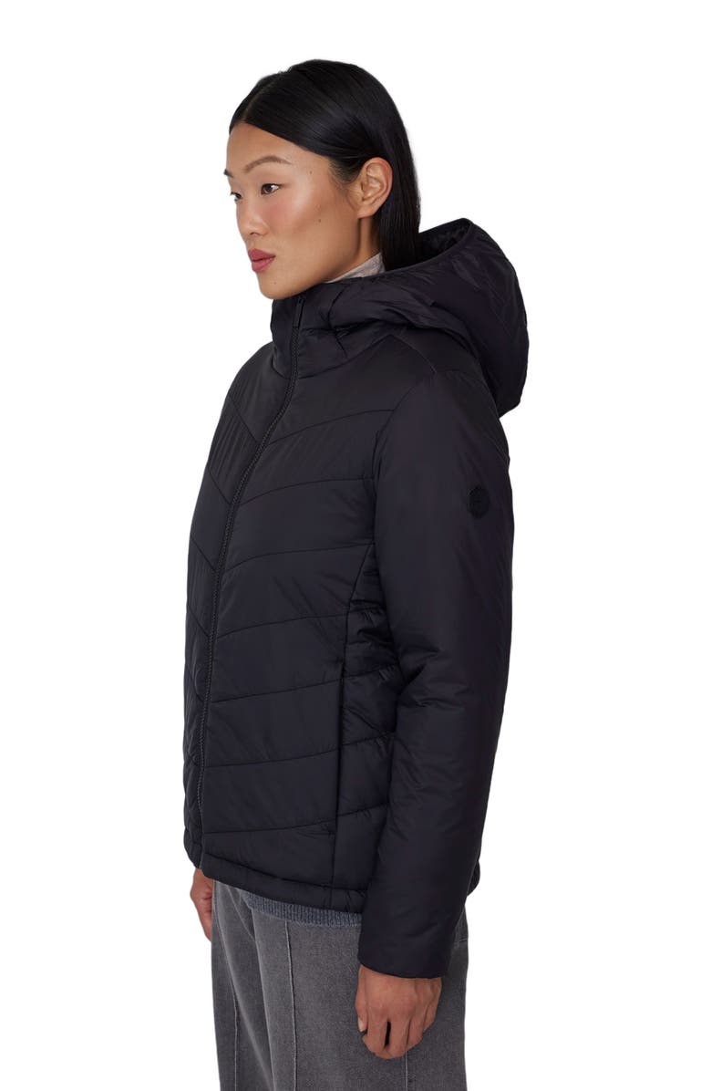 Quartz Co. CAMILA | Lightweight Hooded Insulated Jacket, Alternate, color, Black