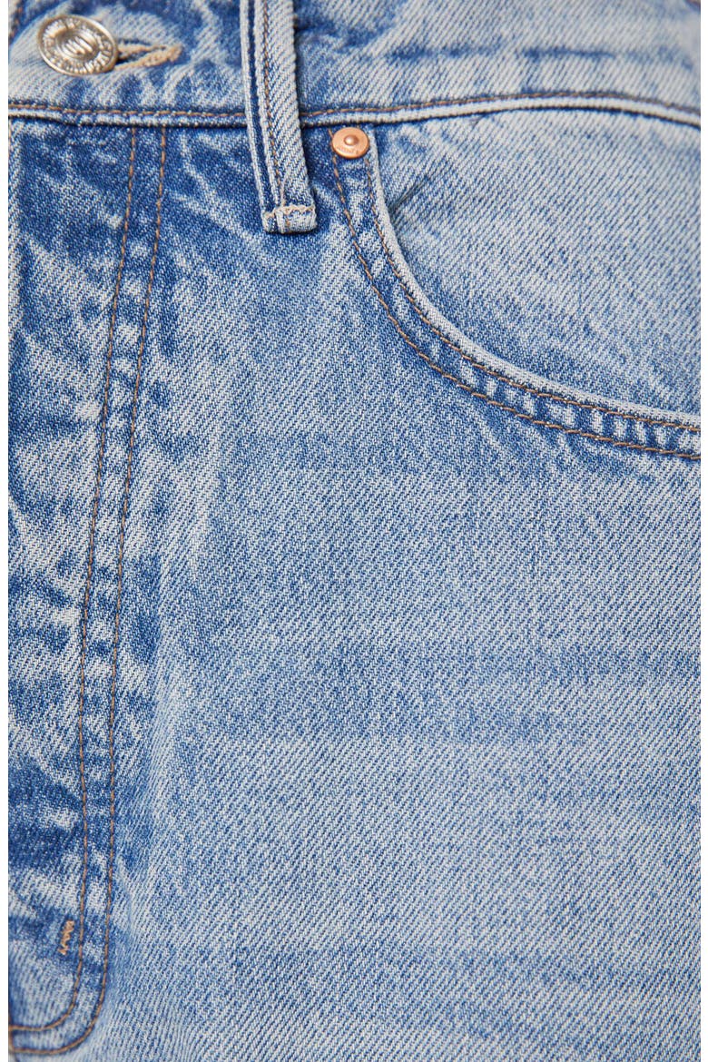 Pipe Dream Button Sneak High Waist Wide Leg Jeans, Alternate, color, LEAP AT THE CHANCE