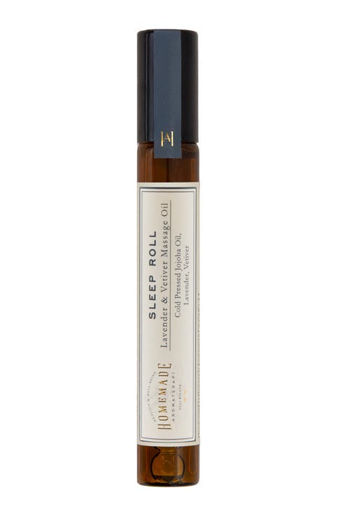 Calming Relaxing Lavender Vetiver Roll On Massage Oil