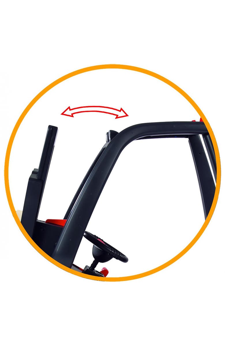 BIG Linde Forklift Pedal Ride On, Warehouse & Farm Toy Vehicle, Alternate, color, Multicolored