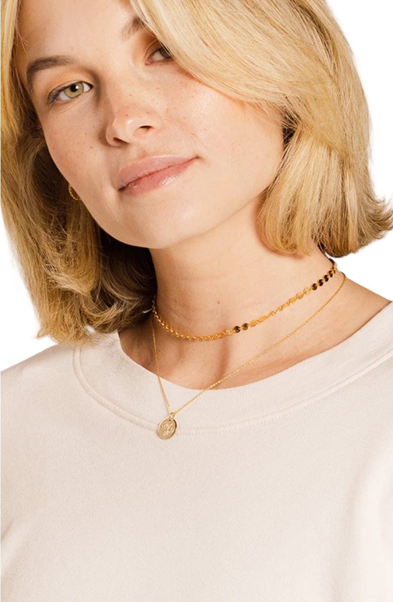 MADE BY MARY August Birth Flower Necklace, Alternate, color, Gold Filled