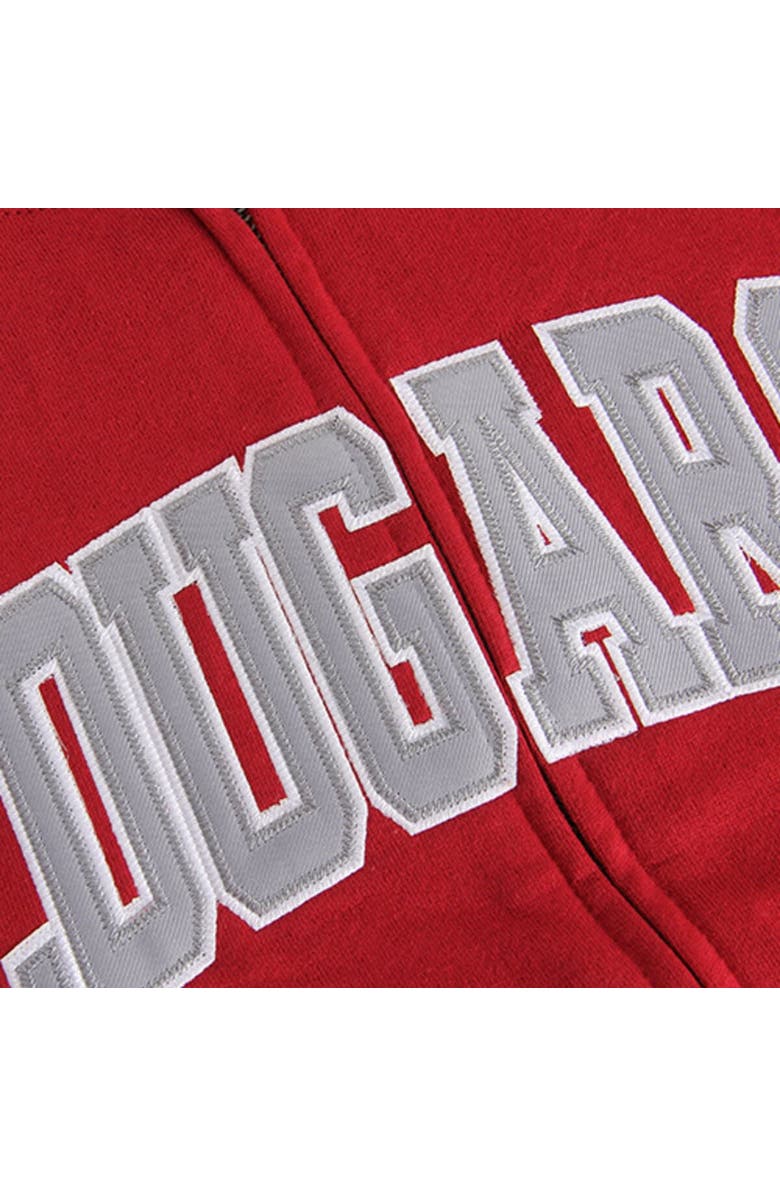 COLOSSEUM Women's Stadium Athletic Crimson Washington State Cougars Arched Name Full-Zip Hoodie, Alternate, color, Cardinal