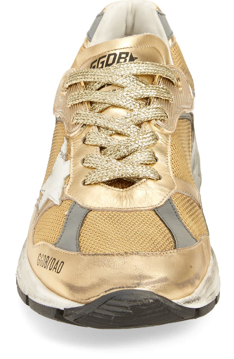 Golden Goose Deluxe Dad-Star Gold Low Top Sneaker, Alternate, color, Gold