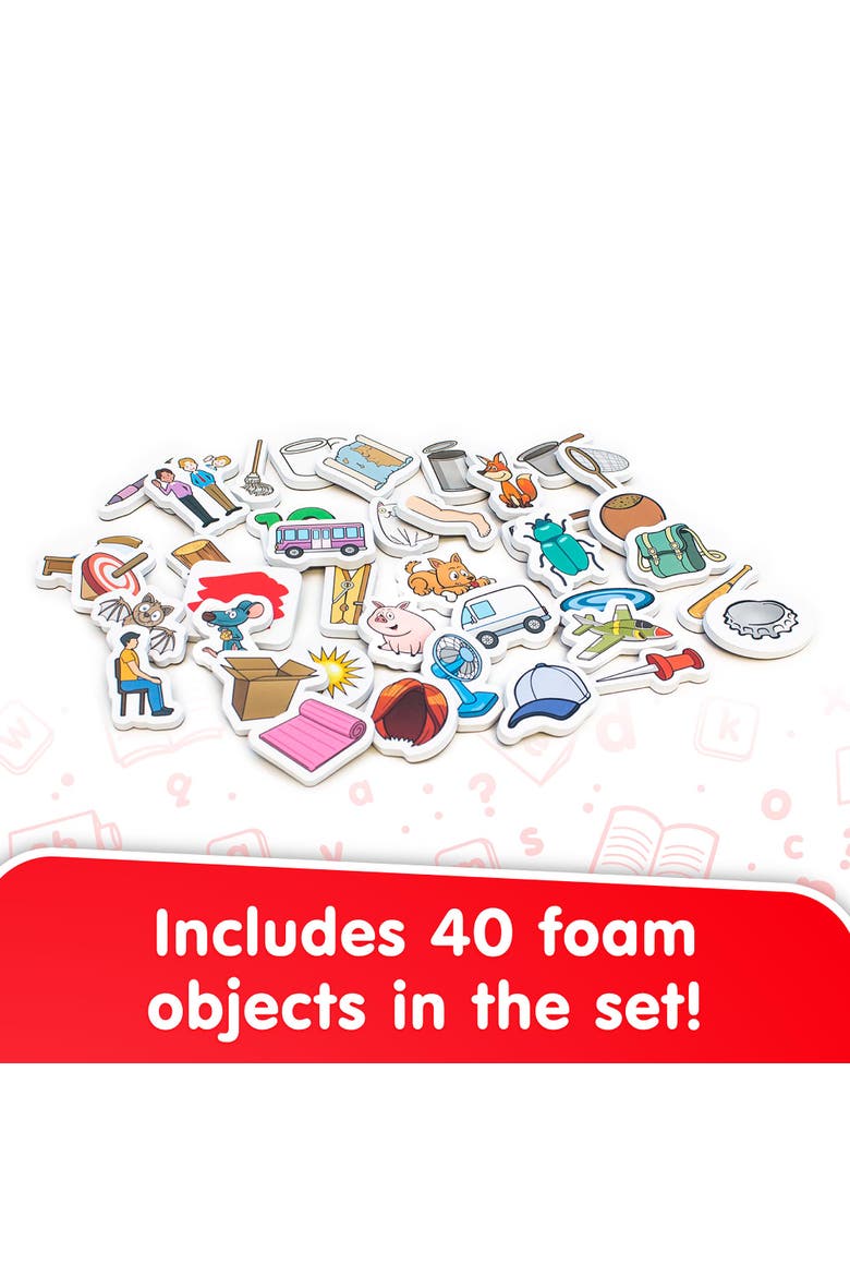 Rainbow Cvc Objects Magnetic Foam Set, Alternate, color, Multicolored