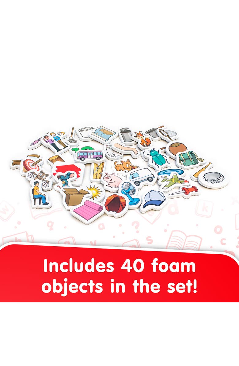 Junior Learning Rainbow Cvc Objects Magnetic Foam Set, Alternate, color, Multicolored