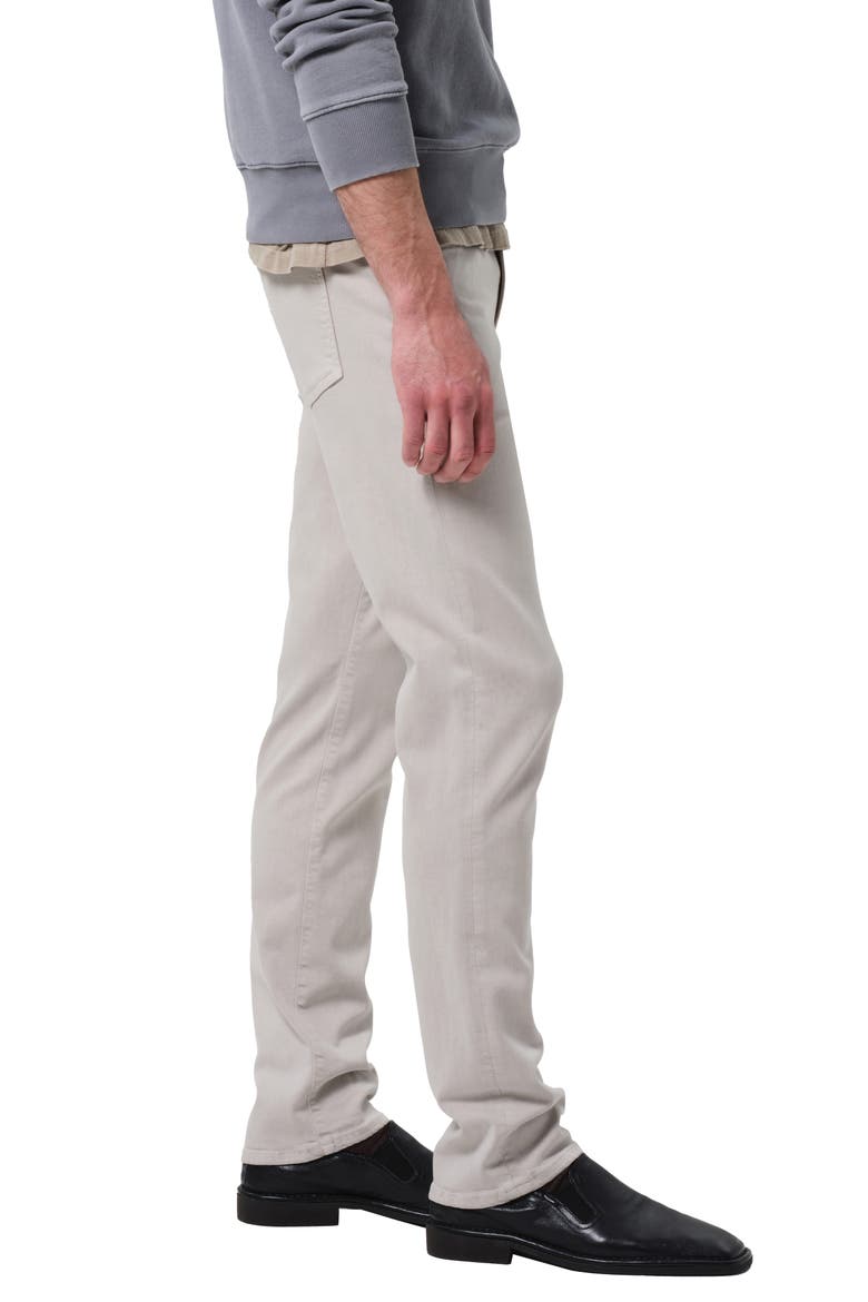 Gage Slim Fit Stretch Twill Five-Pocket Pants, Alternate, color, PALE GREY
