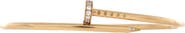 Pre-Owned Cartier Juste un Clou Bracelet 18K Yellow Gold with Diamonds Small