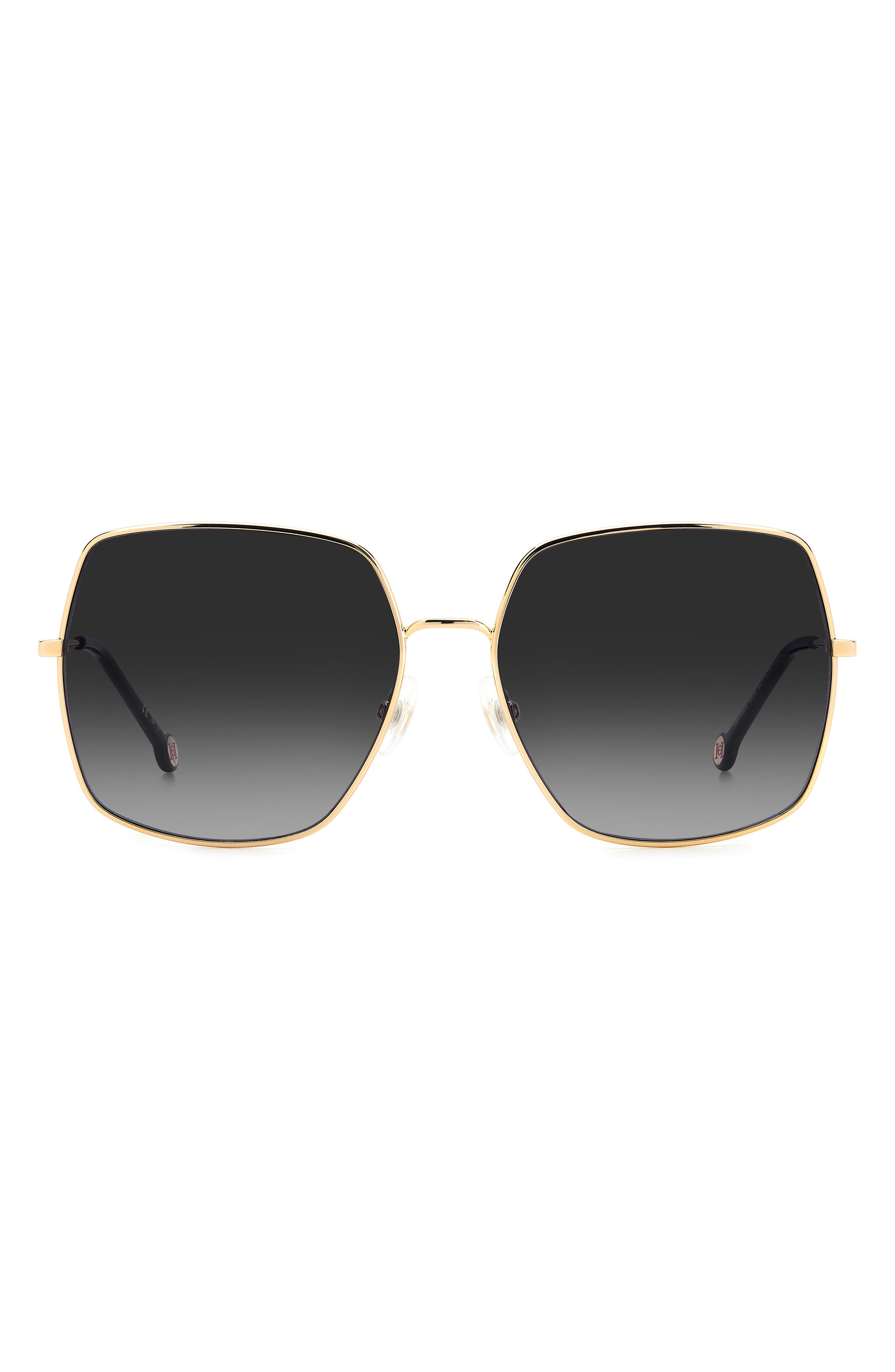 Carolina Herrera 60mm Gradient Square Sunglasses