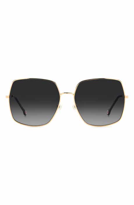 Carolina Herrera 60mm Gradient Square Sunglasses