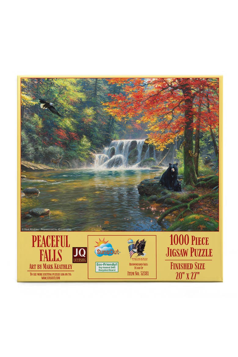 Peaceful Falls 1000 piece Jigsaw Puzzle for Adults, Alternate, color, Multicolor