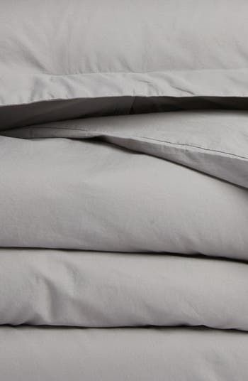 Organic Cotton Percale Duvet & Shams Set