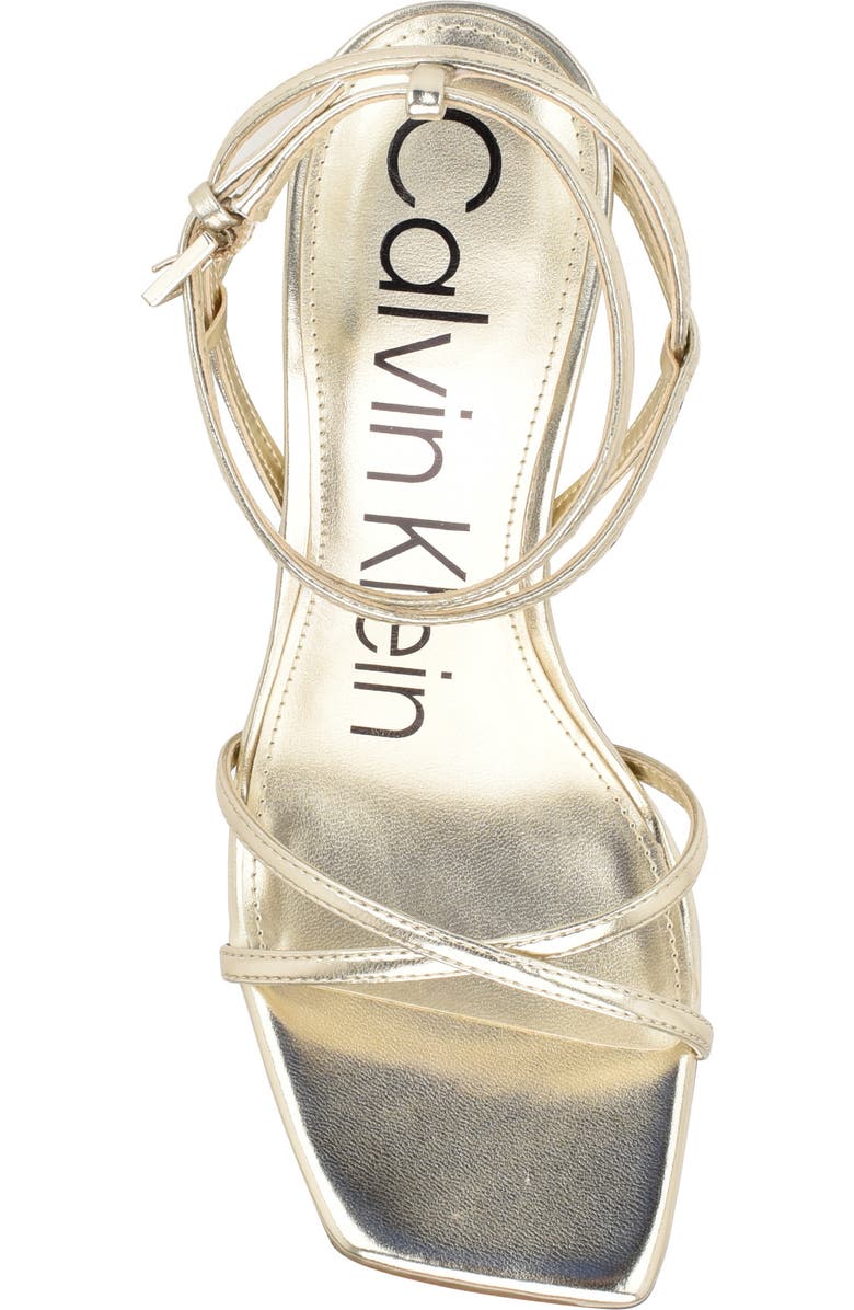 Calvin Klein Tegin Sandal, Alternate, color, Gold 710