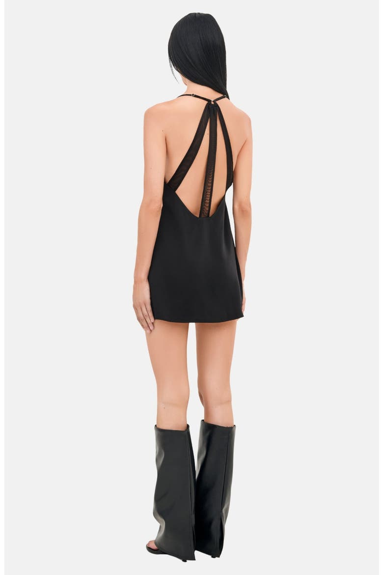 Lindsey Mini Dress, Alternate, color, Black