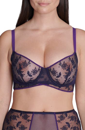 Simone Perele Adele Underwire Demi Bra In Blue