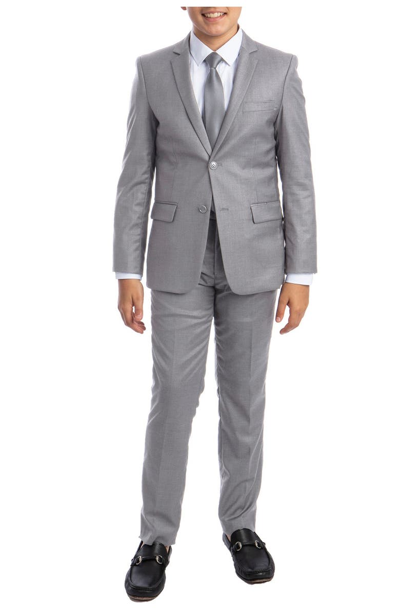 Perry Ellis Kids' Solid 5-Piece Set, Main, color, Light Grey